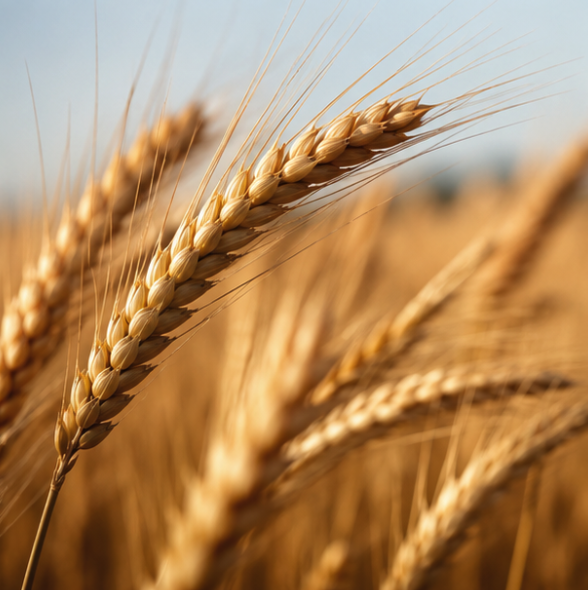 Колосся пшениці крупним планом